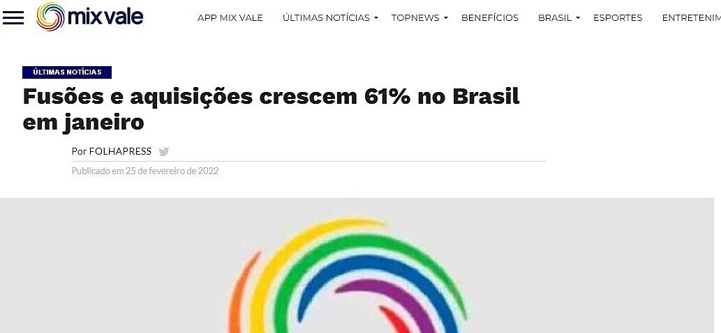 Fuses e aquisies crescem 61% no Brasil em janeiro